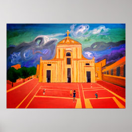 Póster Santa Maria Degli Angeli Italia Acrílico