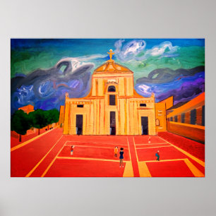 Póster Santa Maria Degli Angeli Italia Acrílico