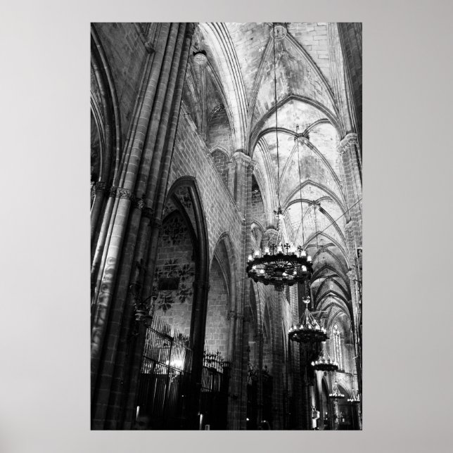 Póster Santa María del Mar, Barcelona (Frente)