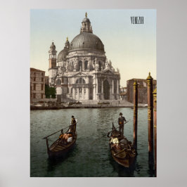 Póster Santa Maria della Salute en Venecia (1900)