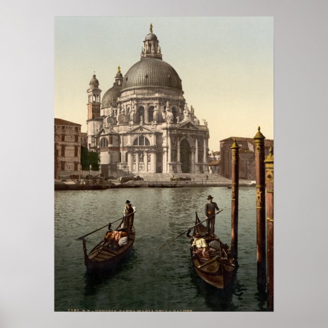 Póster Santa Maria della Salute I, Venecia, Italia (Frente)