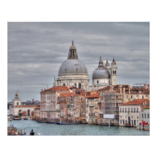 Póster Santa Maria della Salute, Venecia Italia
