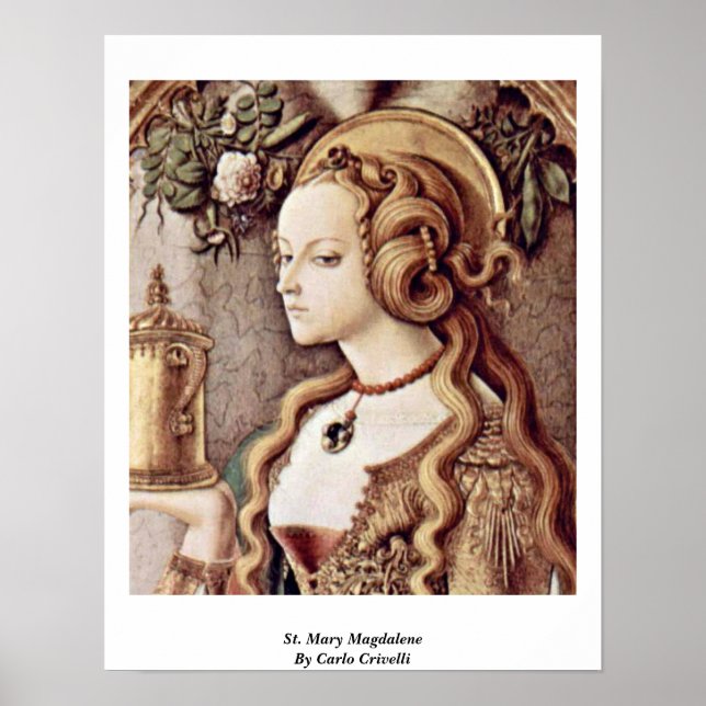 Póster Santa María Magdalena De Carlo Crivelli (Frente)