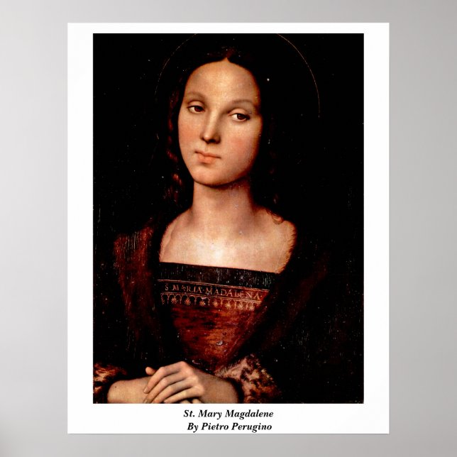 Póster Santa María Magdalena Por Pietro Perugino (Frente)