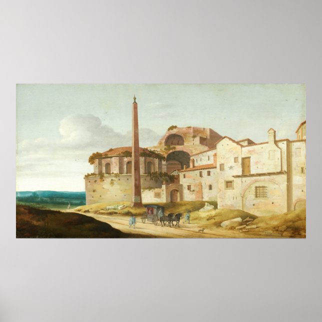 Póster Santa María, Roma - Poster Bella Artes PJ Saenreda (Frente)