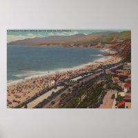 Santa Mónica, CA - La playa del condado de Los Áng