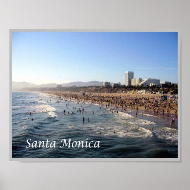 Póster Santa Mónica - Estados Unidos - (Frente)