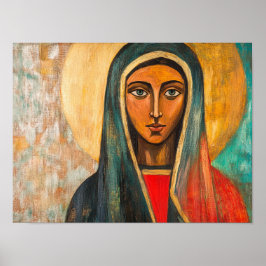 Póster Santa Mónica - Madre de San Agustín