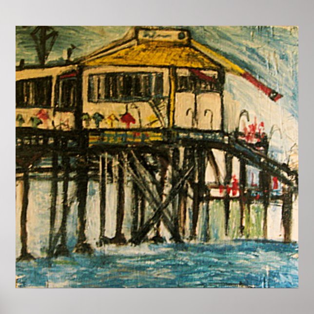 PÓSTER SANTA MONICA PIER (Frente)