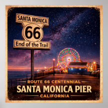 Santa Monica Pier Fin del Camino Centenario