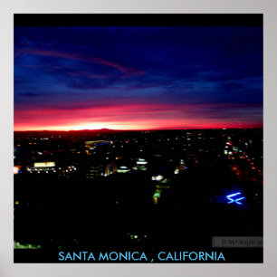 PÓSTER SANTA MONICA SUNRISE #1 POSTER