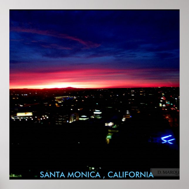 PÓSTER SANTA MONICA SUNRISE #1 POSTER (Frente)