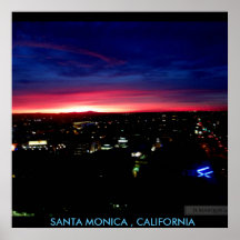 SANTA MONICA SUNRISE #1 POSTER