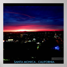 PÓSTER SANTA MONICA SUNRISE #1 POSTER