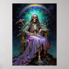 Póster Santa Muerte Siete Potencias