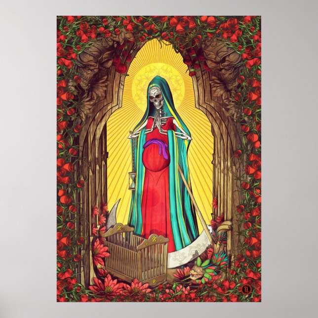 Póster Santa Muerte Tarot (Frente)