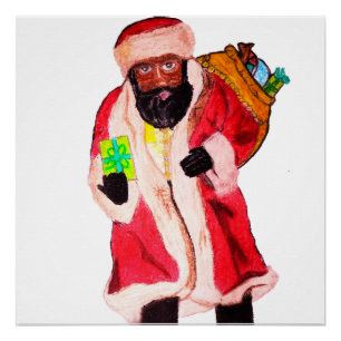 PÓSTER SANTA NEGRO