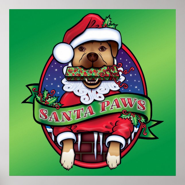 Póster Santa Paws (Frente)