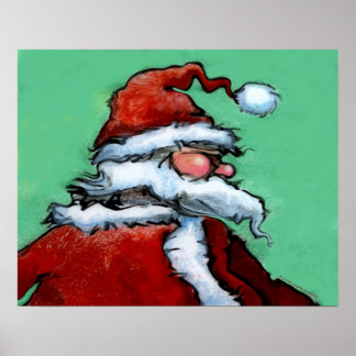 Póster Santa poster