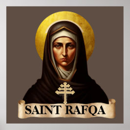 Póster Santa Rafqa, Monja Maronita, Extra Grande