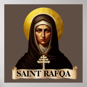 Póster Santa Rafqa, Monja Maronita, Extra Grande