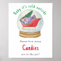 Santa sled - adivina cuántos caramelos juegan