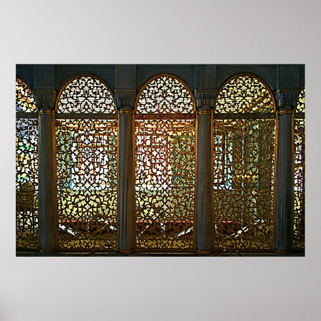 Póster Santa Sofía. Fragmento del interior. Diseño. (Frente)