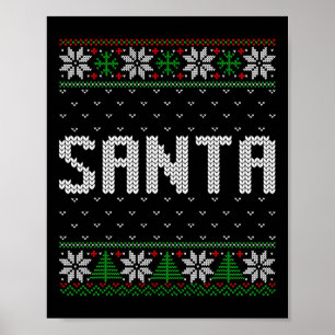 Póster Santa Soy Tan Buena Santa Vino Dos Parejas Feo C