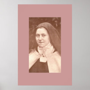 Póster Santa Teresa De Lisieux