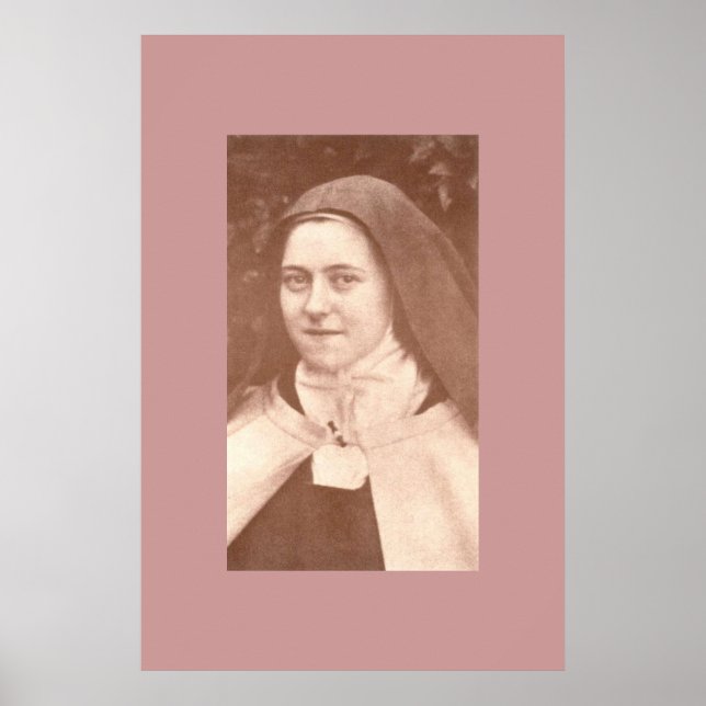 Póster Santa Teresa De Lisieux (Frente)