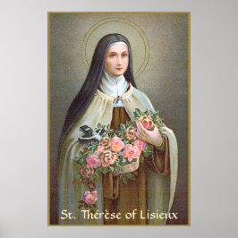 Póster Santa Teresa de Lisieux la Flor Pequeña (BJE 01)