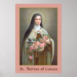 Póster Santa Teresa de Lisieux la Flor Pequeña (BJE 01)