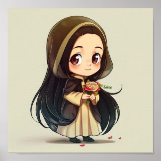 Póster Santa Teresa de Lisieux poster