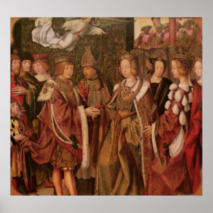 Póster Santa Ursula y príncipe Etherius