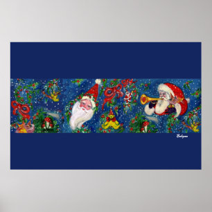 PÓSTER SANTA Y NAVIDADES NOCHE