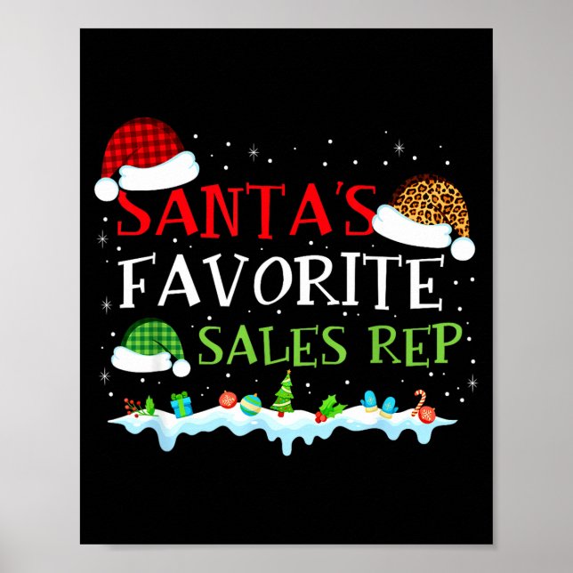 Póster Santa's Favorite S Rep Fun Christmas  (Frente)