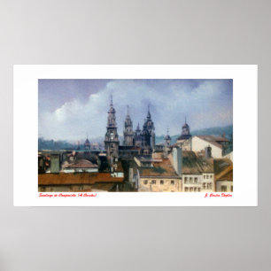 Póster Santiago de Compostela (A Coruña)