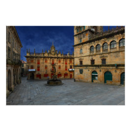 Póster Santiago De Compostela - La España Real