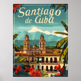 Póster Santiago de Cuba: Alma rítmica del Caribe
