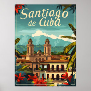 Póster Santiago de Cuba: Alma rítmica del Caribe