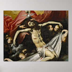 Póster Santísima Trinidad de Jusepe de Ribera