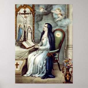 Póster Santo Bridget - 1880