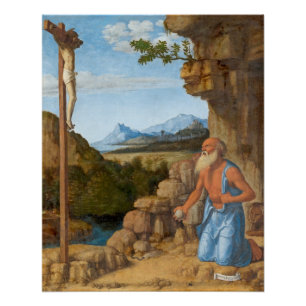 Póster Santo Jerome en el desierto, C. 1500-05