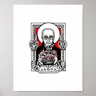 Póster Santo Maximiliano Kolbe
