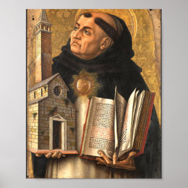 Póster Santo Tomás de Aquinas