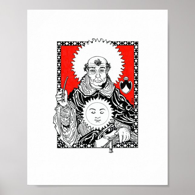 Póster Santo Tomás de Aquinas (Frente)