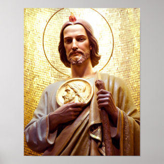 Póster Santo Tomás, santo patrón de lo imposible.