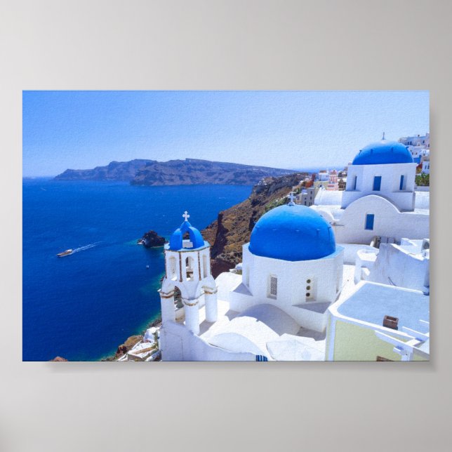 Póster Santorini (Frente)