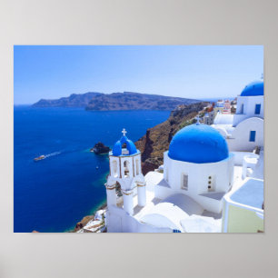Póster Santorini
