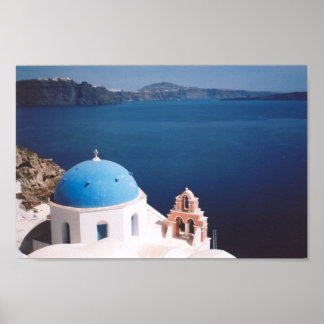 Póster Santorini